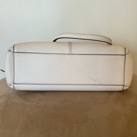 COACH NEW YORK Crossbody and Shoulder Bag with Gold Hardware- Cream Color - Picture 2 of 9